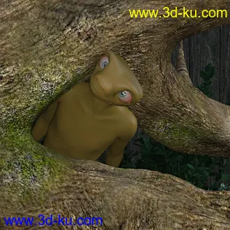 3D打印模型Lizard Head Morphs for G8F的图片
