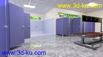 3D打印模型Locker Room的图片