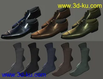 3D打印模型Long Nose Shoes II for Genesis 8 Male(s)的图片