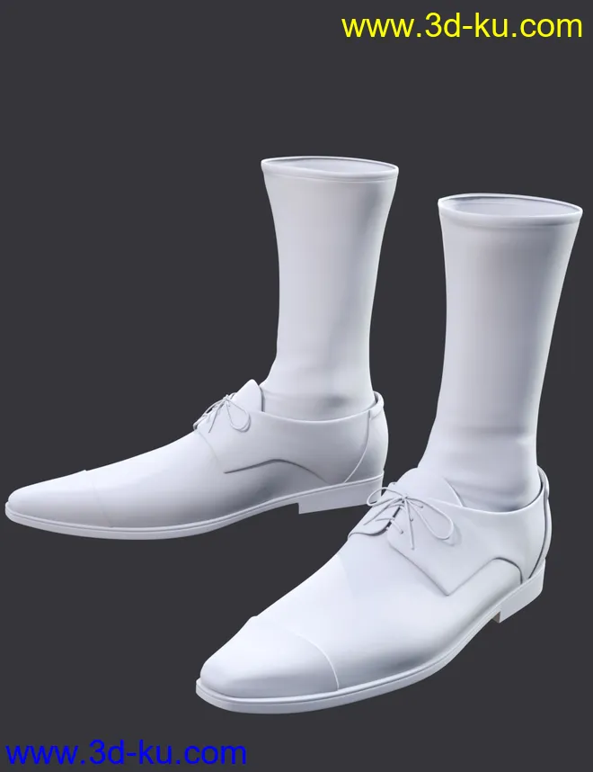 Long Nose Shoes II for Genesis 8 Male(s)模型的图片4