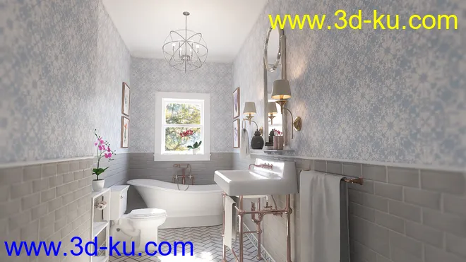 Louisiana Bathroom模型的图片2