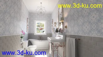 3D打印模型Louisiana Bathroom的图片