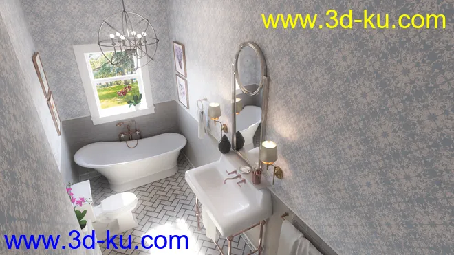 Louisiana Bathroom模型的图片3