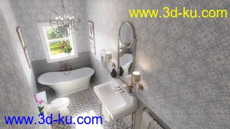 3D打印模型Louisiana Bathroom的图片