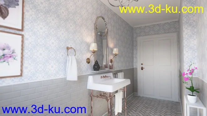 Louisiana Bathroom模型的图片4