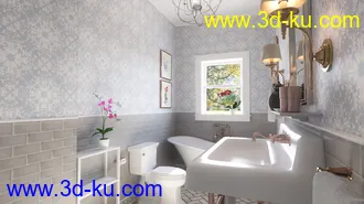 3D打印模型Louisiana Bathroom的图片