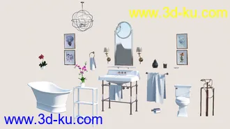 3D打印模型Louisiana Bathroom的图片