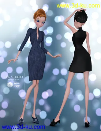 3D打印模型Low Cut Dress for Star!的图片