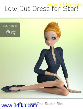 3D打印模型Low Cut Dress for Star!的图片