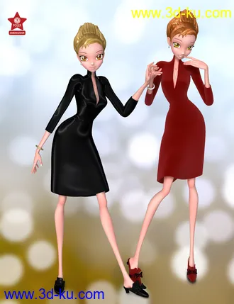 3D打印模型Low Cut Dress for Star!的图片