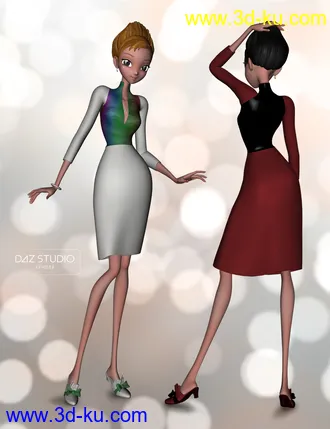 3D打印模型Low Cut Dress for Star!的图片