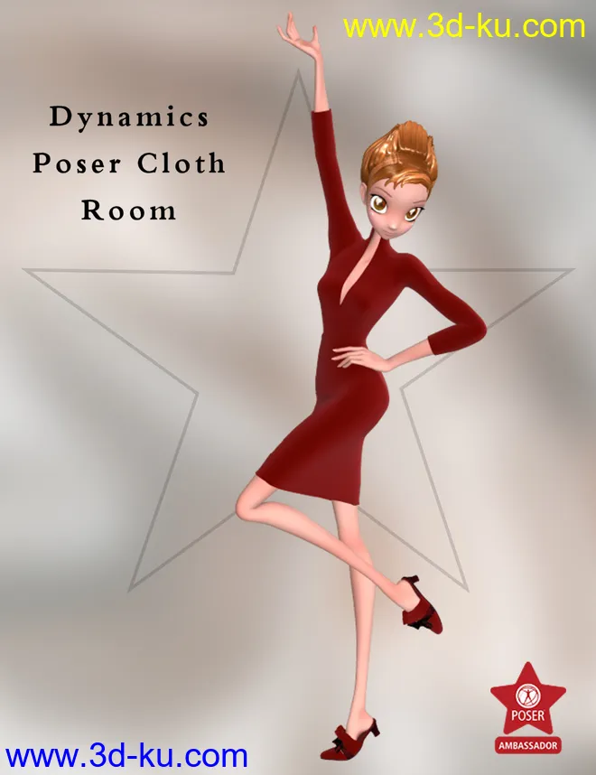 Low Cut Dress for Star!模型的图片9