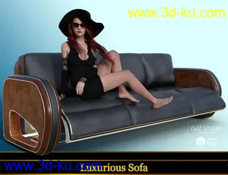 3D打印模型Luxurious Chair and Sofa的图片