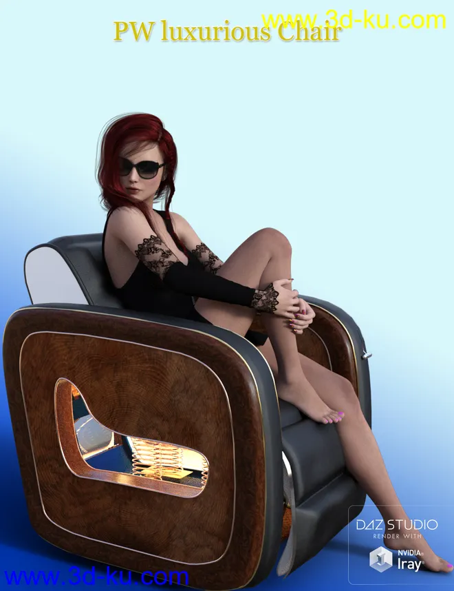 Luxurious Chair and Sofa模型的图片3