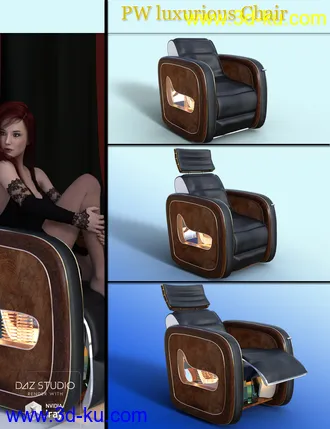 3D打印模型Luxurious Chair and Sofa的图片