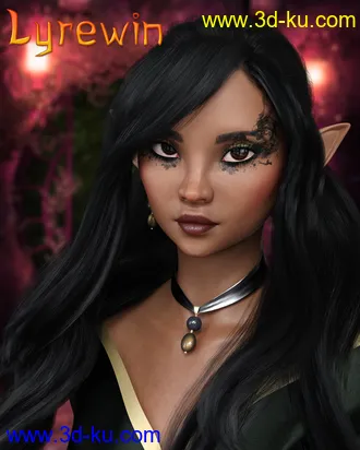 3D打印模型Lyrewin for Genesis 8 Female的图片