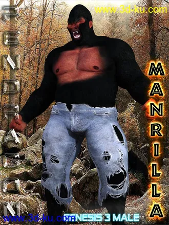 3D打印模型Manrilla - Genesis 3 Male的图片