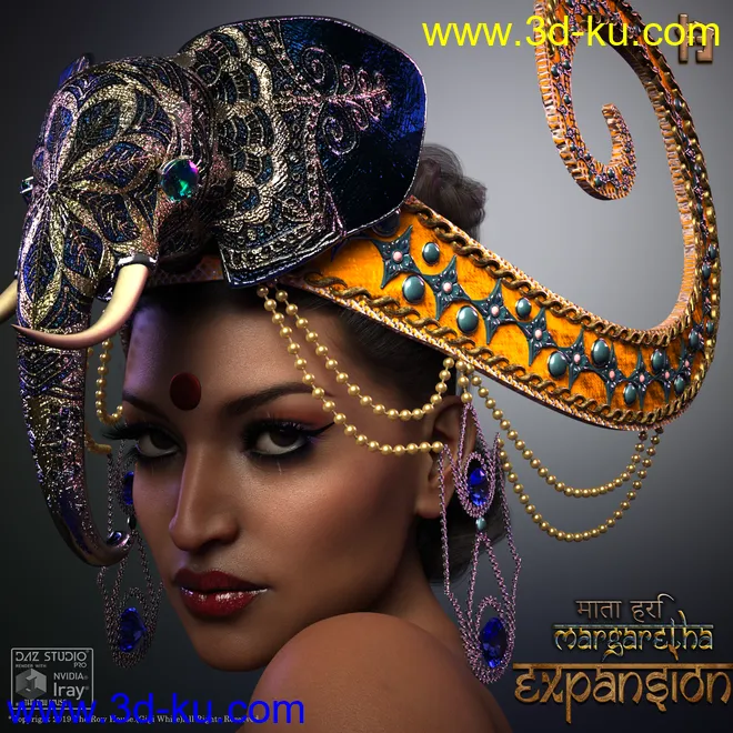 Margaretha 1905 Headdress EXPANSION PACK模型的图片1