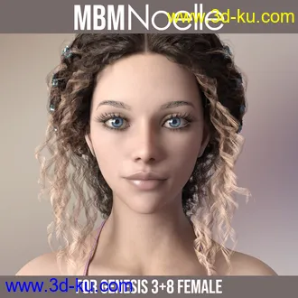 3D打印模型MbM Noelle for Genesis 3 & 8 Female的图片