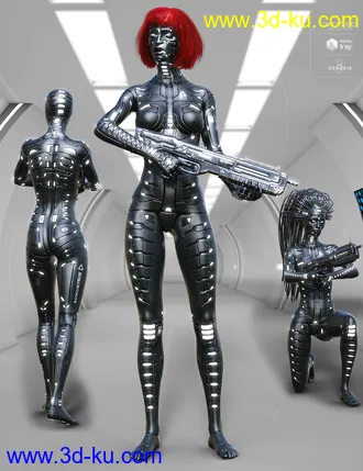 3D打印模型Mechtropolus for Genesis 8 Female(s)的图片