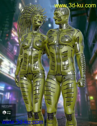 3D打印模型Mechtropolus for Genesis 8 Female(s)的图片