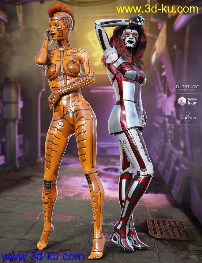 Mechtropolus for Genesis 8 Female(s)模型的图片3