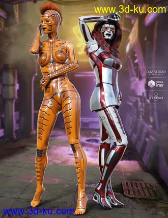 3D打印模型Mechtropolus for Genesis 8 Female(s)的图片