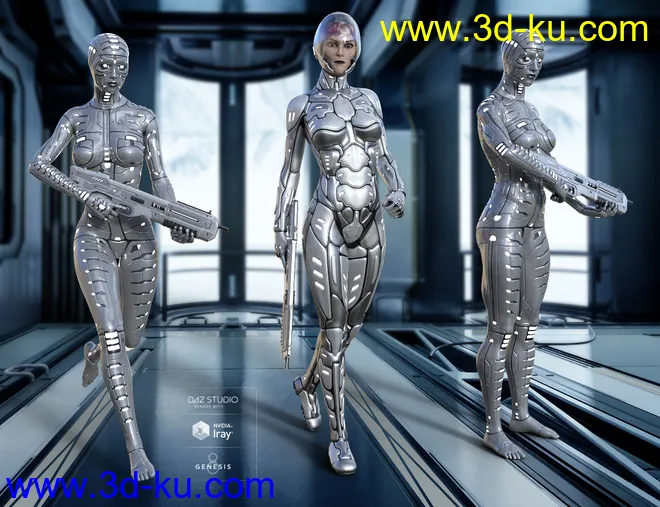 Mechtropolus for Genesis 8 Female(s)模型的图片6