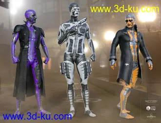 3D打印模型Mechtropolus for Genesis 8 Male(s)的图片