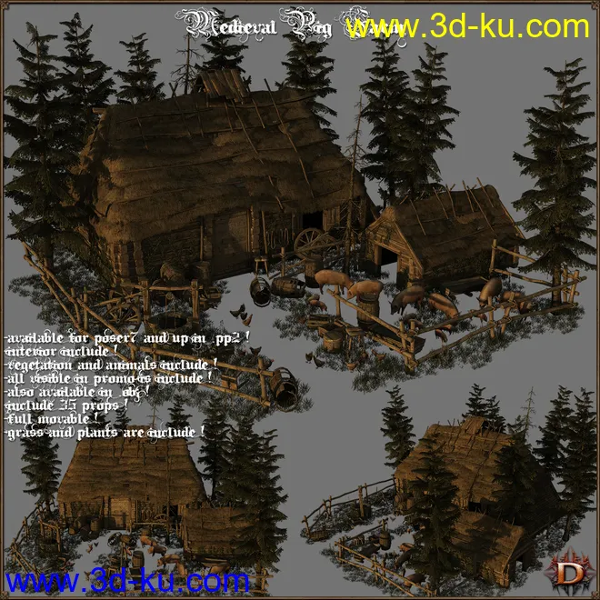 Medieval Pig Farm模型的图片1