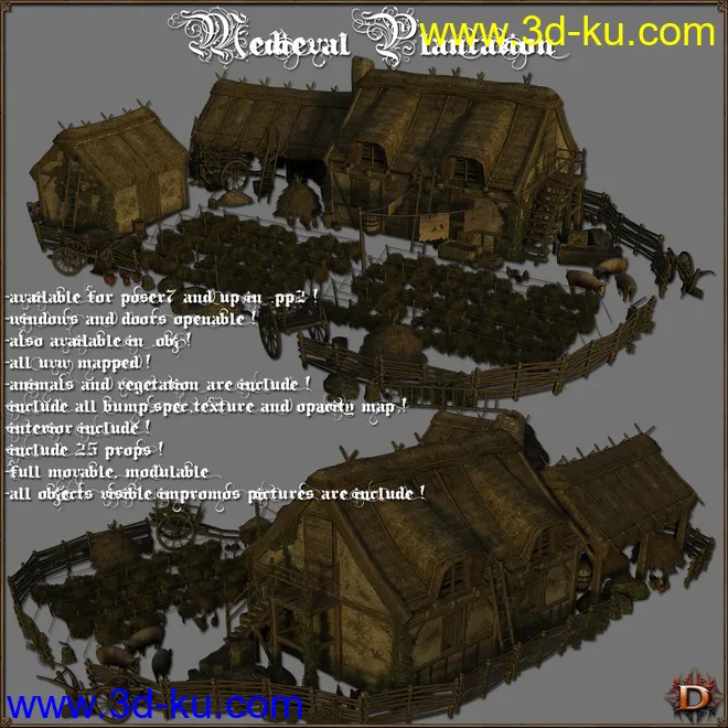 Medieval Plantation模型的图片1