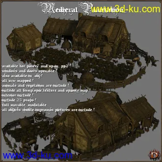 3D打印模型Medieval Plantation的图片