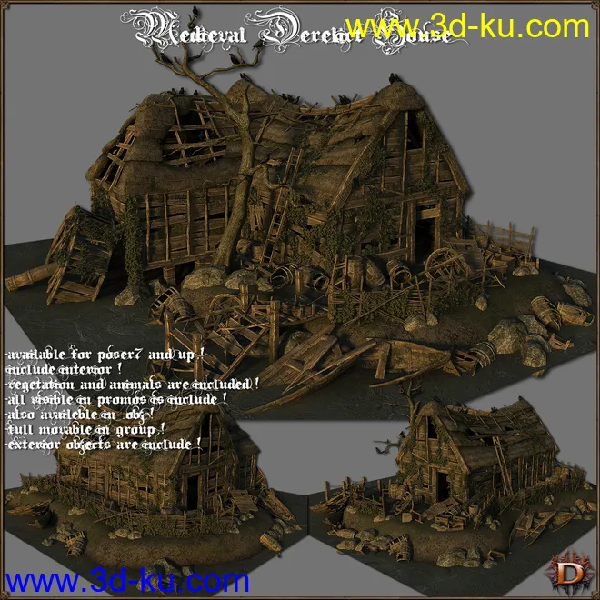 Medieval_Derelict_House模型的图片1
