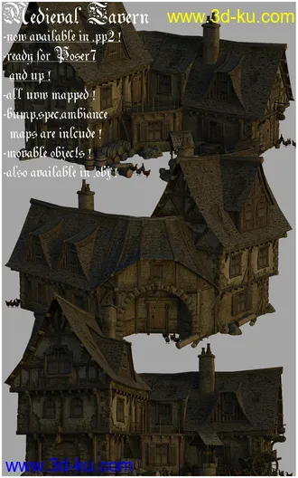 3D打印模型Medieval_Tavern_V1的图片