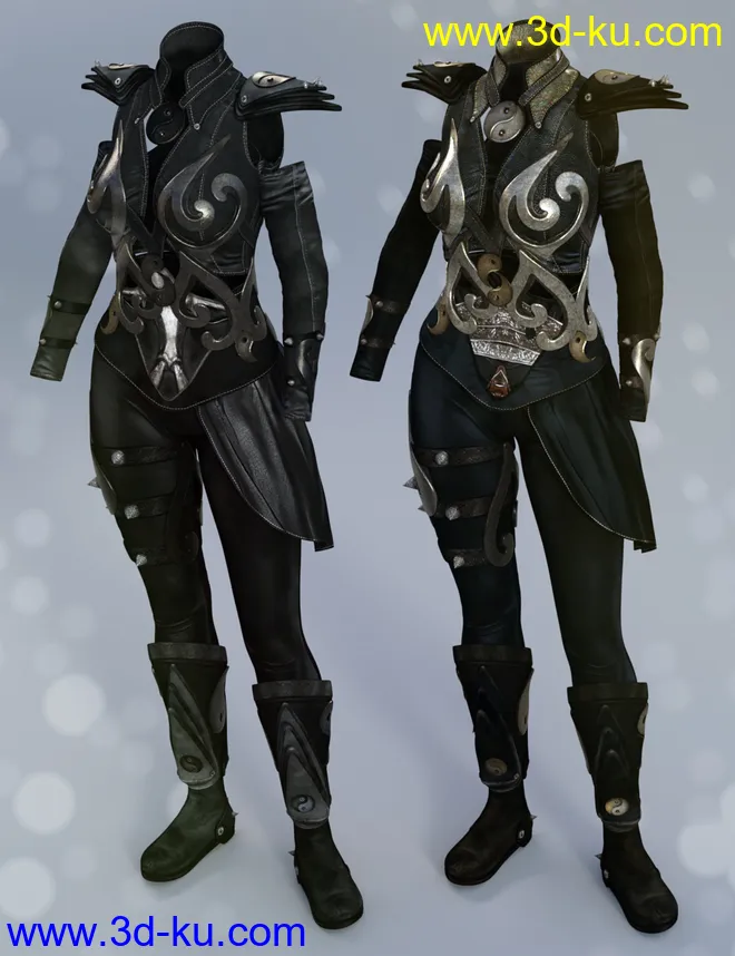 Mercurial Guardian Outfit Textures模型的图片6
