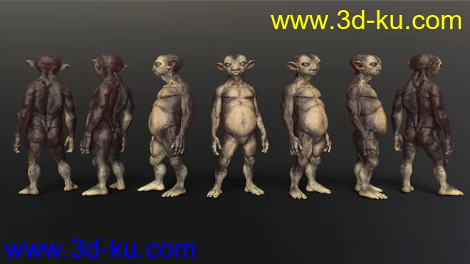 Mervin the Alien HD for Genesis 8 Male模型的图片8