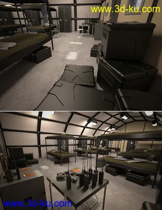 3D打印模型Military Camp的图片
