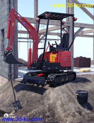 3D打印模型Mini Digger的图片