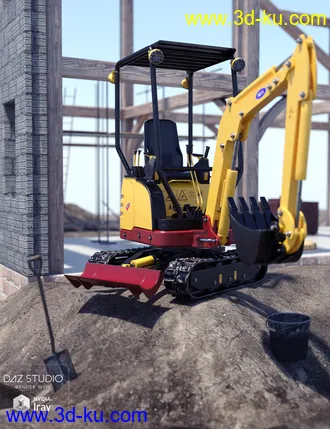 3D打印模型Mini Digger的图片