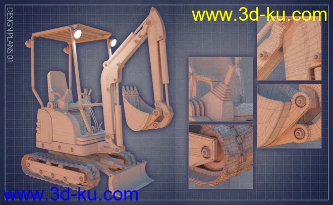 Mini Digger模型的图片8