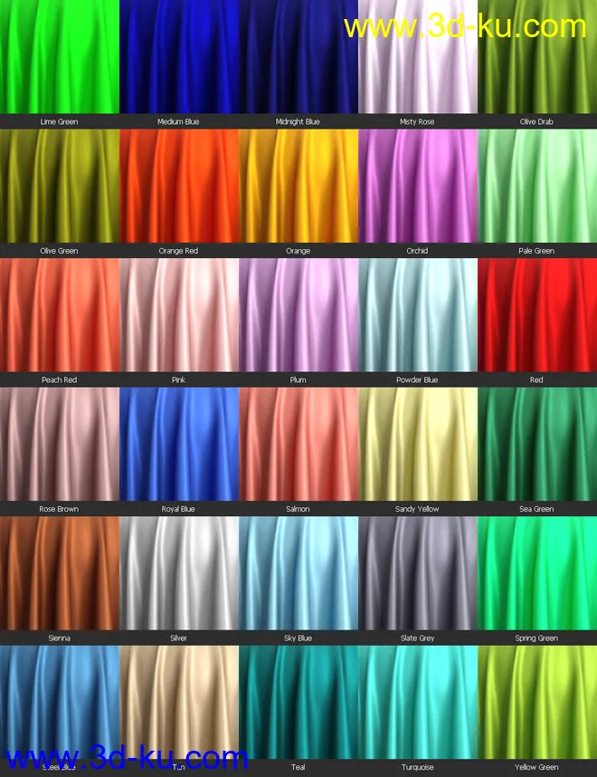 MMX Silk Shaders for Iray模型的图片4