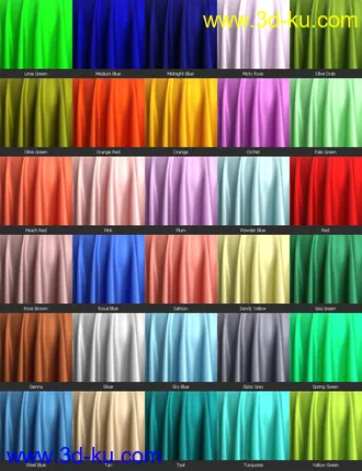 3D打印模型MMX Silk Shaders for Iray的图片
