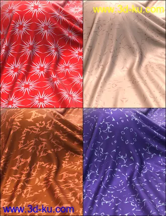 3D打印模型MMX Silk Shaders for Iray的图片