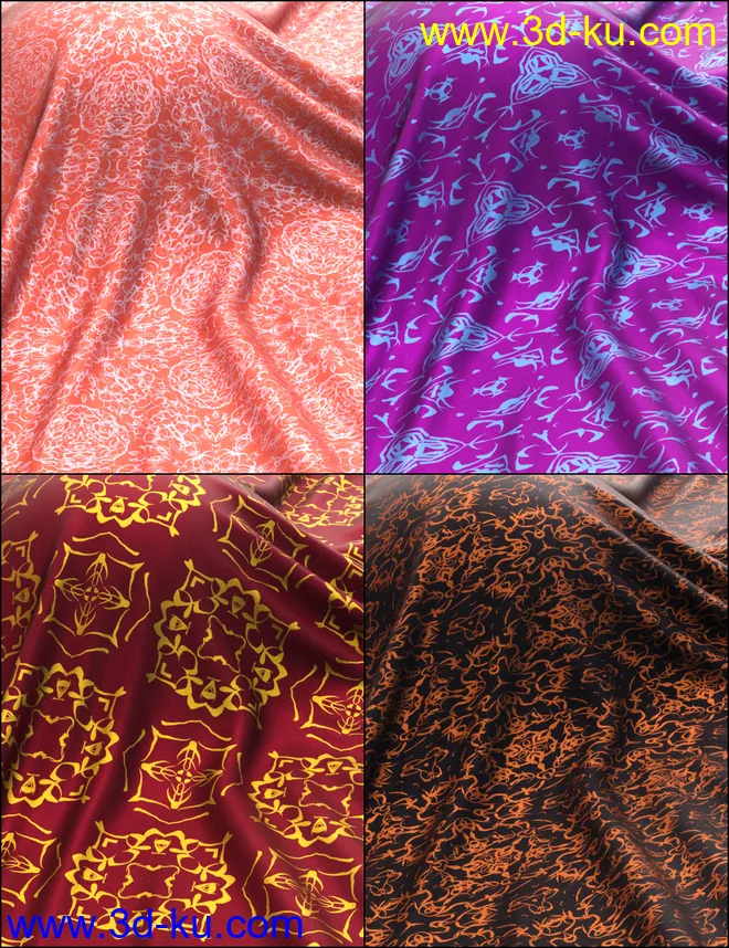 MMX Silk Shaders for Iray模型的图片11