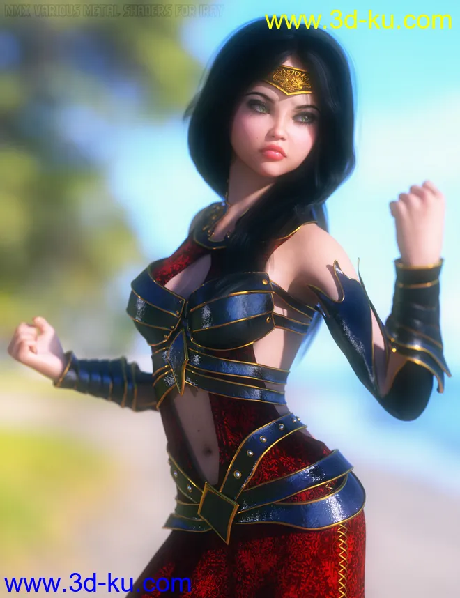 MMX Various Metal Shaders for Iray模型的图片2
