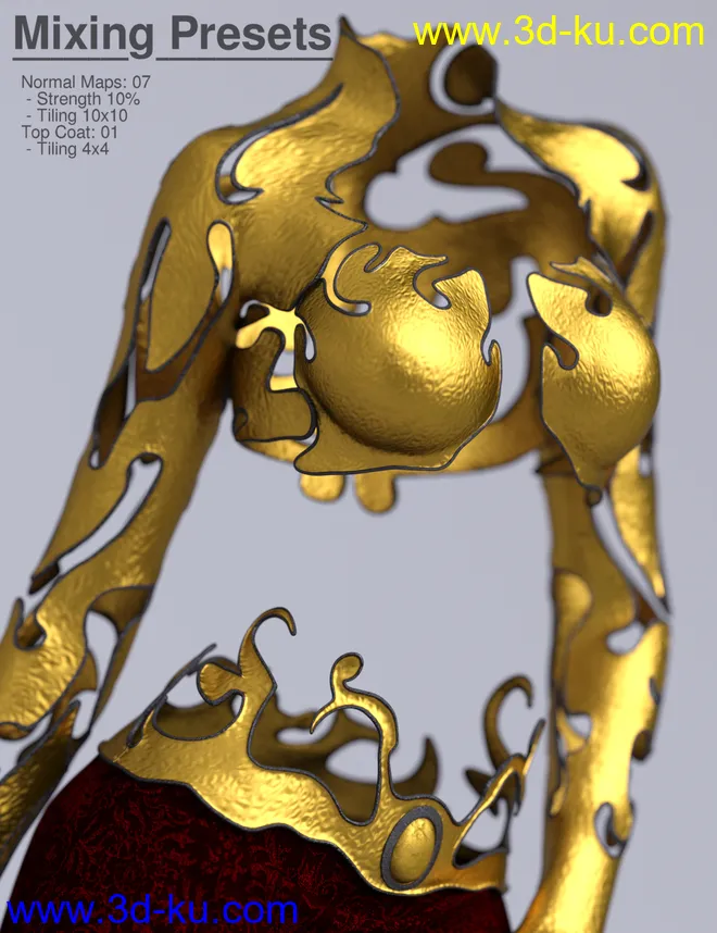 MMX Various Metal Shaders for Iray模型的图片8