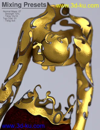 3D打印模型MMX Various Metal Shaders for Iray的图片