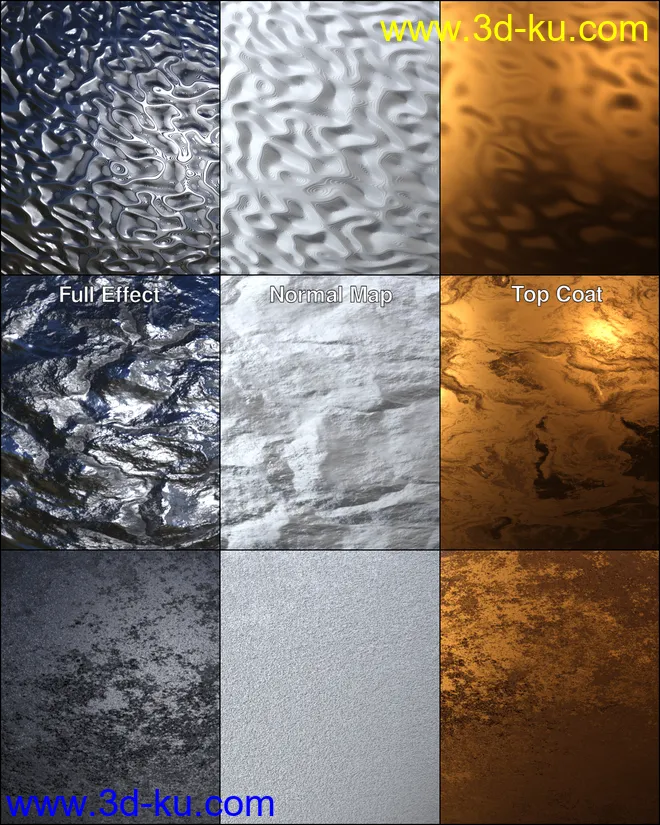 MMX Various Metal Shaders for Iray模型的图片11