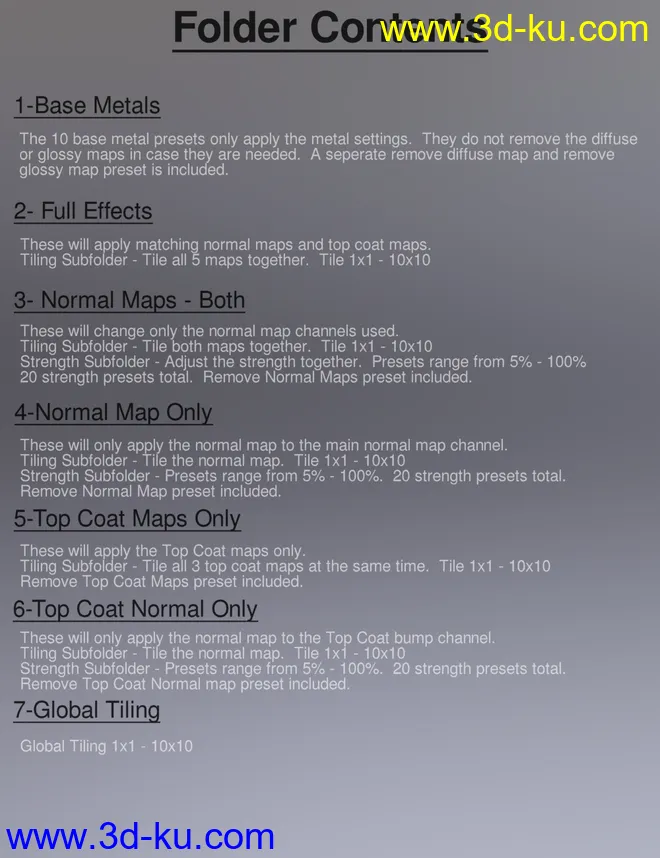 MMX Various Metal Shaders for Iray模型的图片13