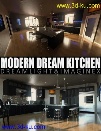 3D打印模型Modern Dream Kitchen的图片